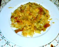 receta de Repollo rehogado con jamn