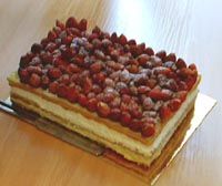 receta de Tarta de fresas