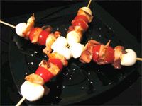 receta de Bochetas de pulpo y mozzarella