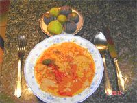 receta de Sopa de tomate con higos