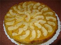 receta de Tarta cremosa de manzana